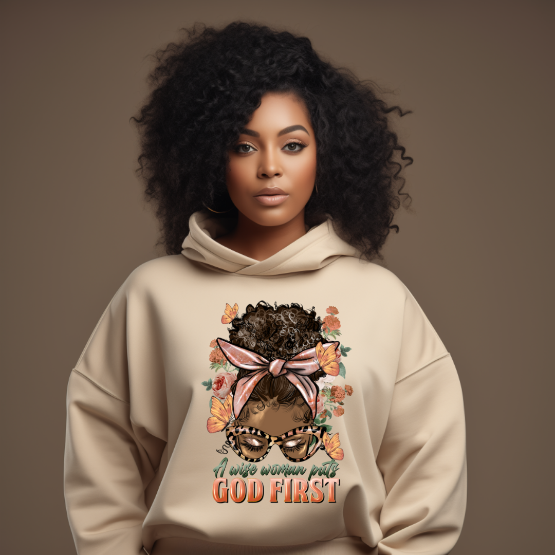 God First Graphic Hoodie