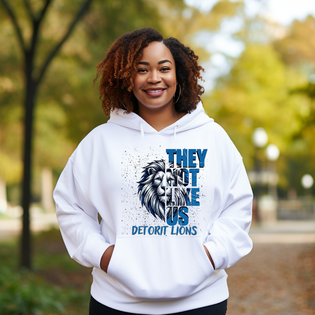 "They Not Like Us" Detroit Lions Hoodie