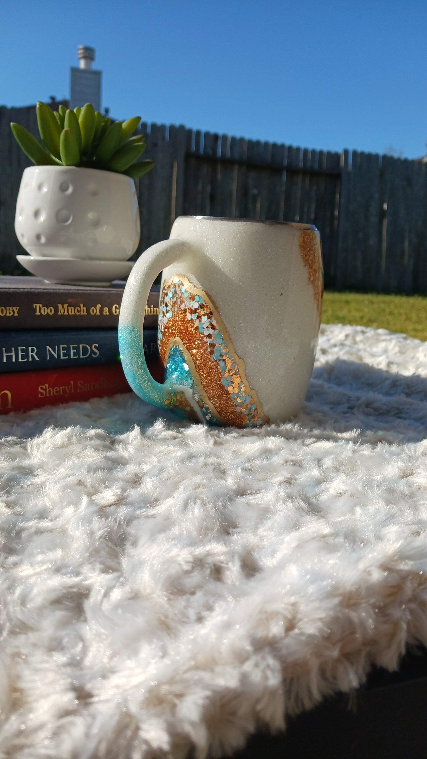 Geode Glitter Coffee Mug
