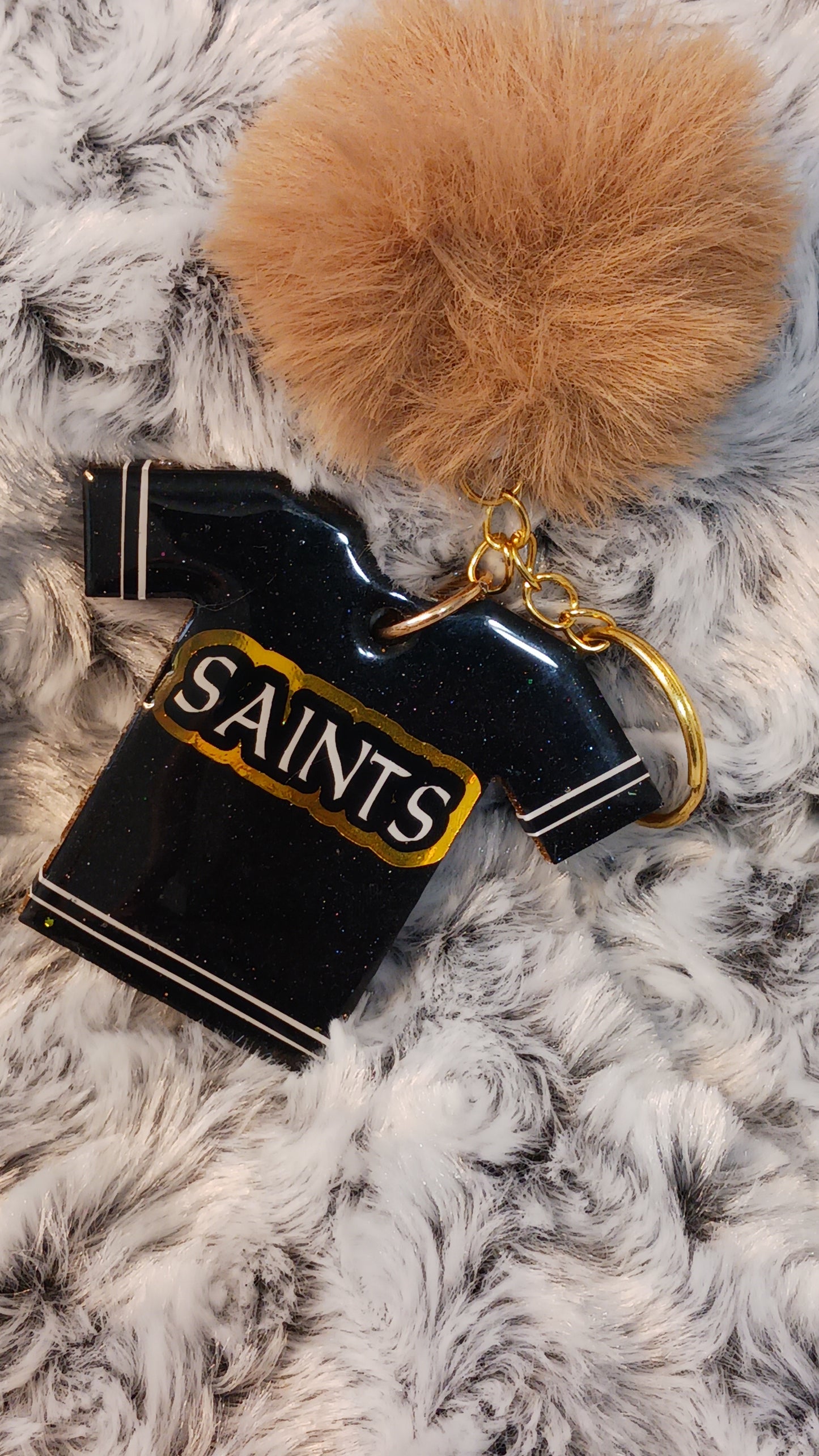 T-Shirt Shaped Themed Keychains - Saints