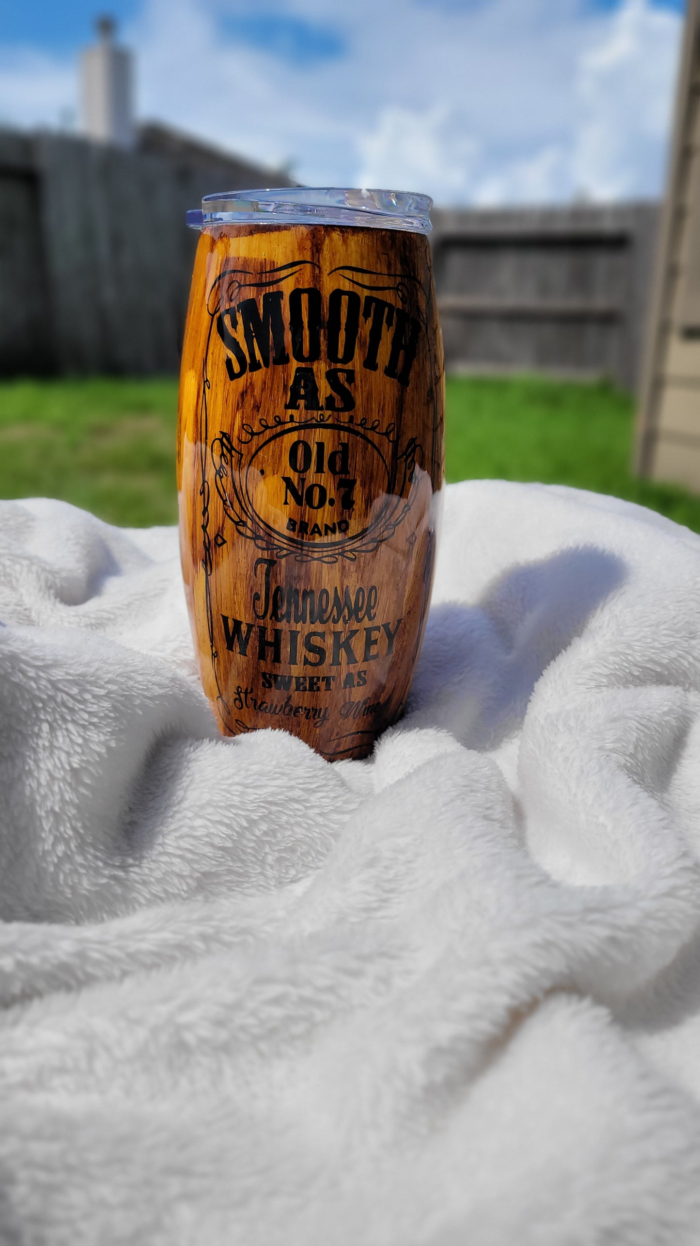Smooth as Tennessee Whiskey Barrel-Style Tumbler