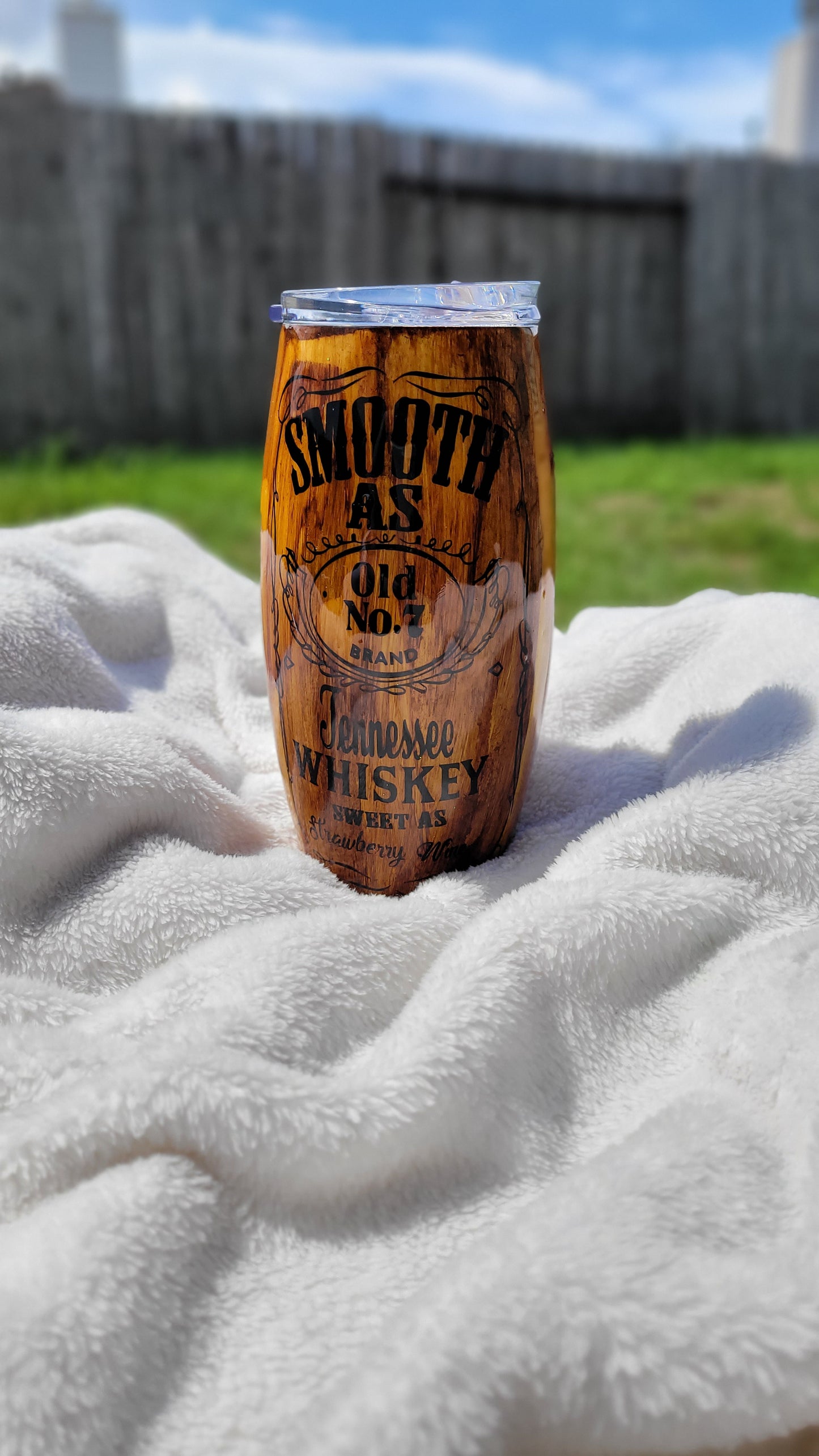 Smooth as Tennessee Whiskey Barrel-Style Tumbler