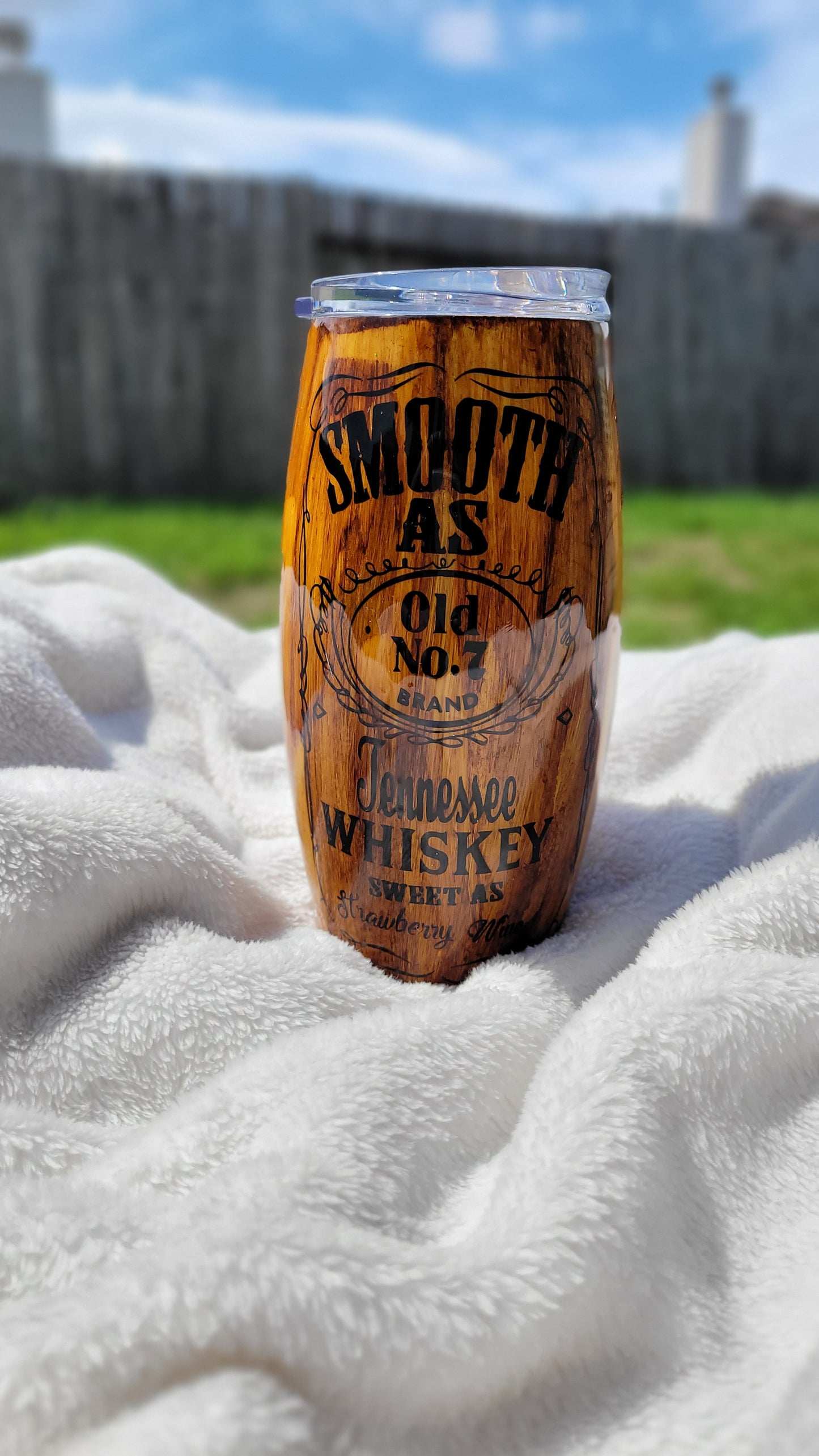 Smooth as Tennessee Whiskey Barrel-Style Tumbler