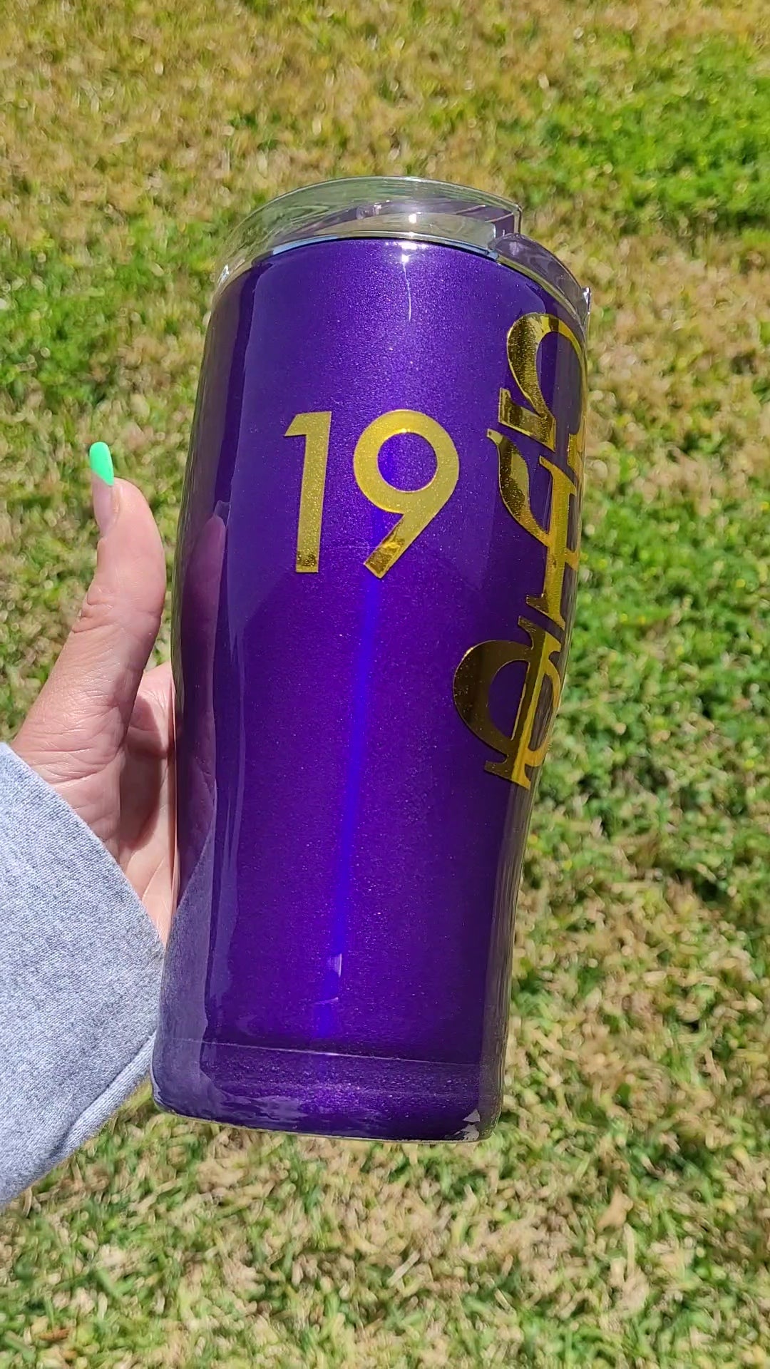 Omega Psi Phi Tumbler, Fraternity Tumbler