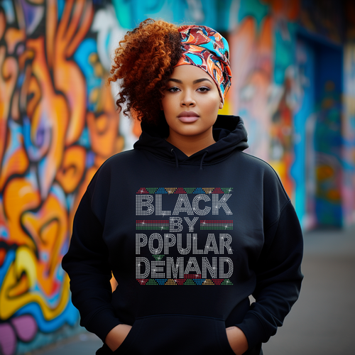 Black by popular demand hoodie clearance
