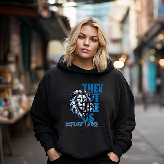 "They Not Like Us" Detroit Lions Hoodie