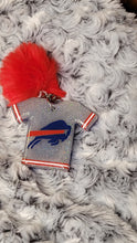 Load image into Gallery viewer, T- Shirt Shaped Team Keychain - Bills
