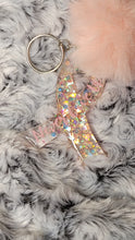 Load image into Gallery viewer, Never Give Up Pink Ribbon Keychain
