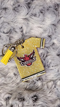 Load image into Gallery viewer, T-Shirt Shape Team Keychain - Cardinals
