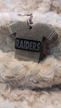 Load image into Gallery viewer, T-Shirt Shaped Team Keychain - Raiders
